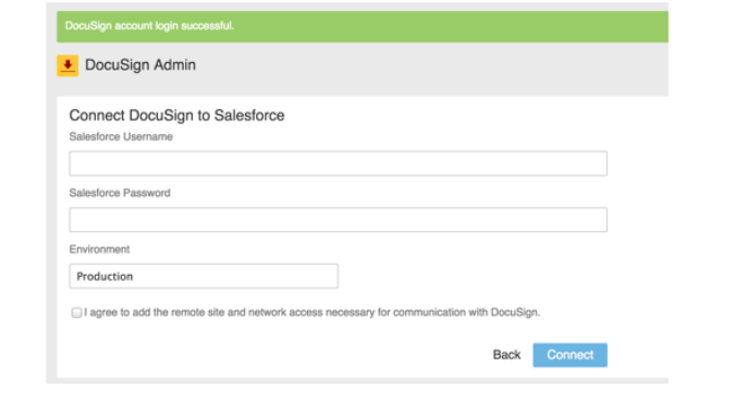 Interating Docusign with Salesforce
