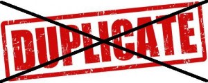 duplicate