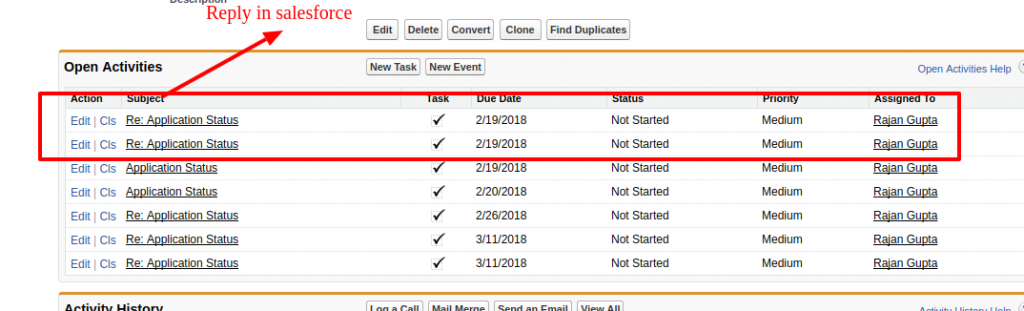 Lead Rajan Salesforce Developer Edition