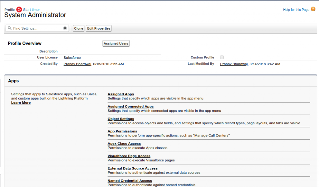 Enabling Enhanced Profile Interface