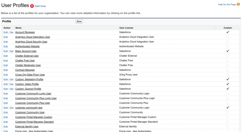 Profile Interface Switch