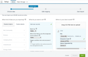 Data Import Wizard