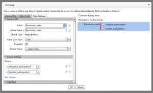 single choice questions radio