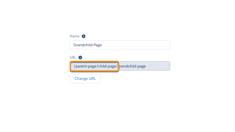 grandchild page