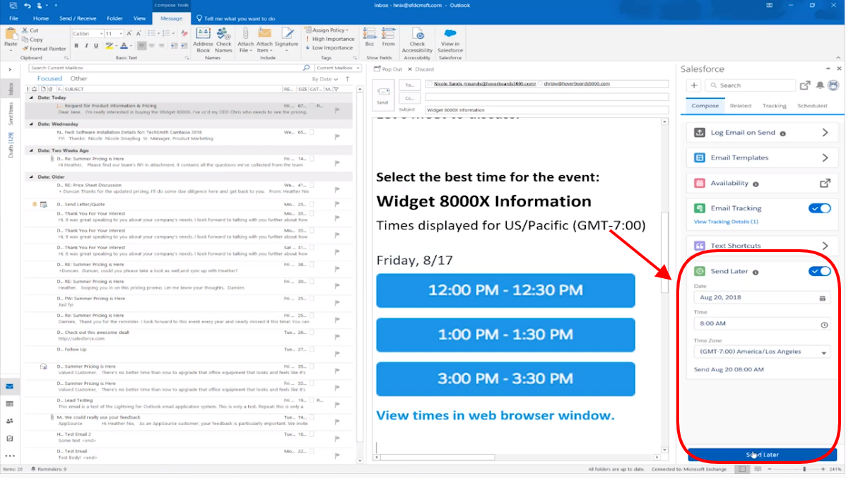 Integrate Salesforce with Outlook